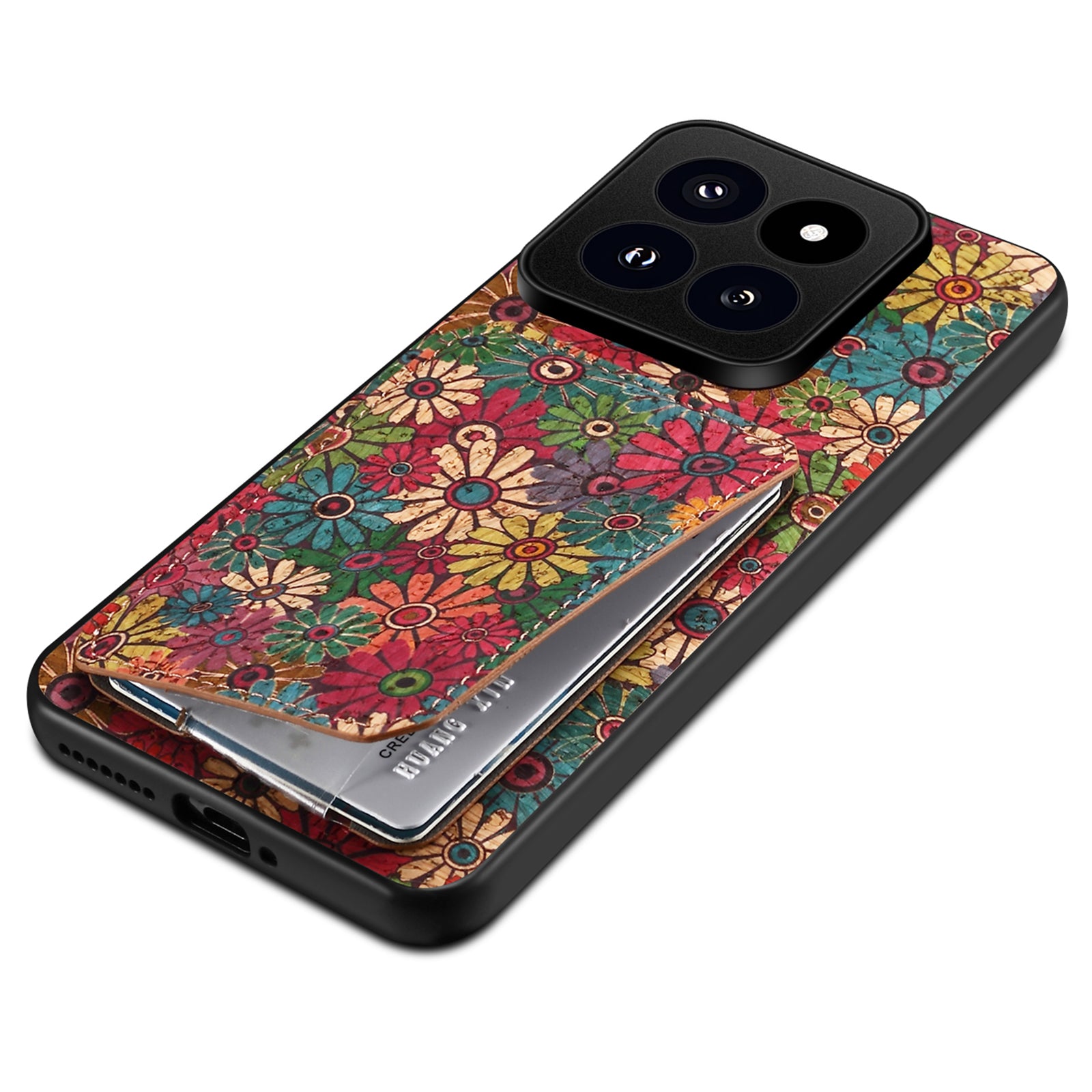 For Xiaomi 14 Pro Cell Phone Case Kickstand Card Holder Leather Drop Protection Cover For Xiaomi 14 Pro Cell Phone Case Kickstand Card Holder Leather Drop Protection Cover